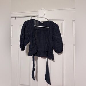 American Eagle Outfitters Charcoal Cardigan